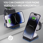 Buy RIMBMAX 15W Fast for iPhone 16 to 12, Galaxy S24 to S8, Galaxy watch 7 to 3 series, iWatch 10 to 3 Series & Wireless Earbuds at RIMBMAX-, 