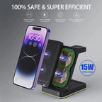 Buy RIMBMAX 15W Fast for iPhone 16 to 12, Galaxy S24 to S8, Galaxy watch 7 to 3 series, iWatch 10 to 3 Series & Wireless Earbuds at RIMBMAX-, 