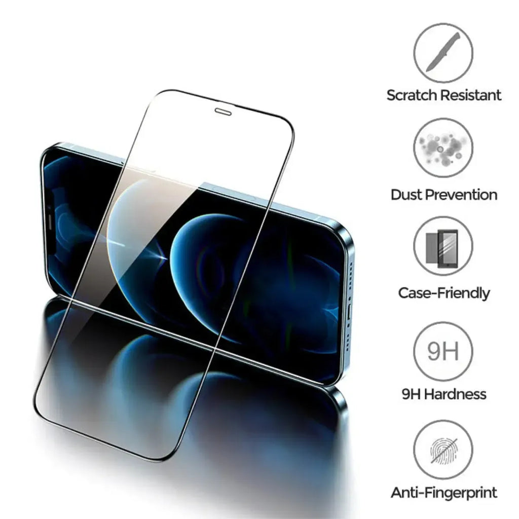 Buy Premium 9H Anti-Spy Tempered Glass with HD Clarity and Seamless Edge-to-Edge Full Coverage - 3 PACK SCREEN PROTECTOR at Rimbmax-iPhone 17 Pro Max, 