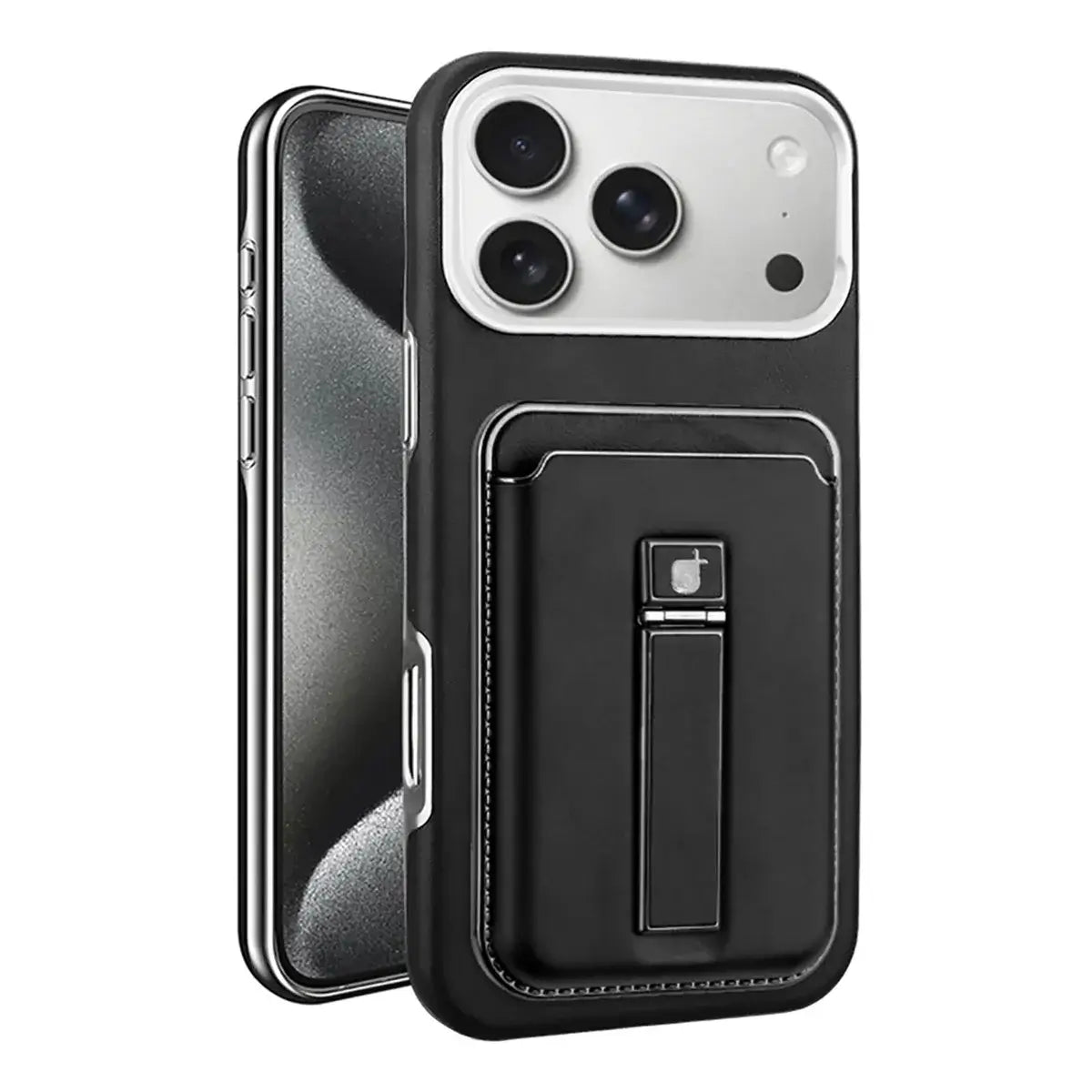 Buy Vintage WalletSlot MagCase for iPhone: Detachable Magnetic Wallet & Adjustable Kickstand - Belton at RIMBMAX-iPhone 17 Pro Max, Black