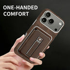 Buy Vintage WalletSlot MagCase for iPhone: Detachable Magnetic Wallet & Adjustable Kickstand - Belton at RIMBMAX-iPhone 17 Pro Max, Brown