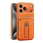 Buy Vintage WalletSlot MagCase for iPhone: Detachable Magnetic Wallet & Adjustable Kickstand - Belton at RIMBMAX-iPhone 17 Pro Max, Orange
