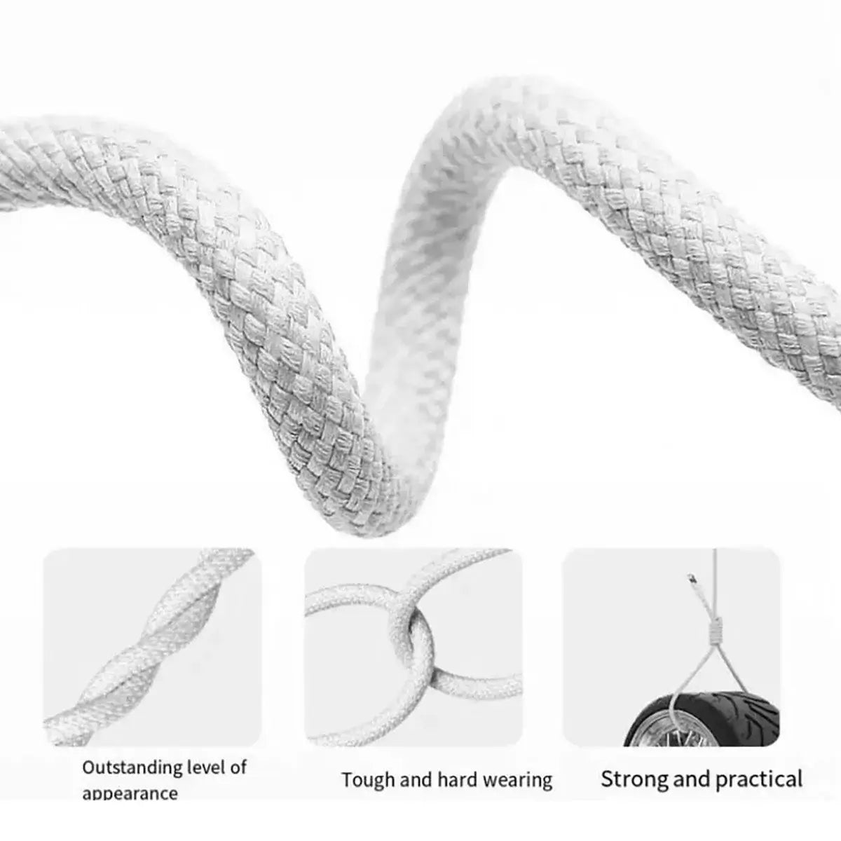 Buy USB-C to USB-C Cable [2-Pack, 3.3ft/1m], 60W PD Fast Charging Nylon Braided Type-C Cord for iPhone, MacBook, iPad, Samsung Galaxy, Pixel - USB-C to USB-C Cable at RIMBMAX-, 
