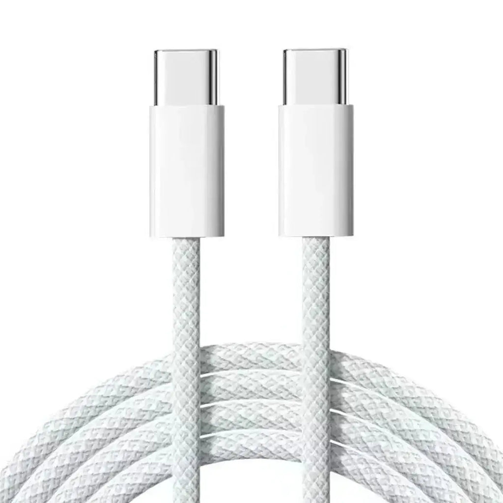 Buy USB-C to USB-C Cable [2-Pack, 3.3ft/1m], 60W PD Fast Charging Nylon Braided Type-C Cord for iPhone, MacBook, iPad, Samsung Galaxy, Pixel - USB-C to USB-C Cable at RIMBMAX-, 