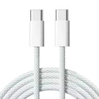 Buy USB-C to USB-C Cable [2-Pack, 3.3ft/1m], 60W PD Fast Charging Nylon Braided Type-C Cord for iPhone, MacBook, iPad, Samsung Galaxy, Pixel - USB-C to USB-C Cable at RIMBMAX-, 