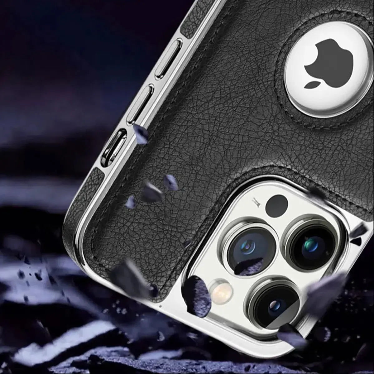 Experience the RIMBMAX® LIAM. A shockproof genuine leather iPhone case featuring a soft protective back and multi-angle stand. Shop official Rimbmax quality.-iPhone 17 Pro Max, Bronze