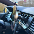 Buy MagSafe Wireless Car Charger Mount with Fast Charging & Universal Vent Compatibility - MAGNETIC CAR CHARGER & PHONE HOLDER at RIMBMAX-Black, 