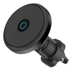Buy MagSafe Wireless Car Charger Mount with Fast Charging & Universal Vent Compatibility - MAGNETIC CAR CHARGER & PHONE HOLDER at RIMBMAX-Black, 