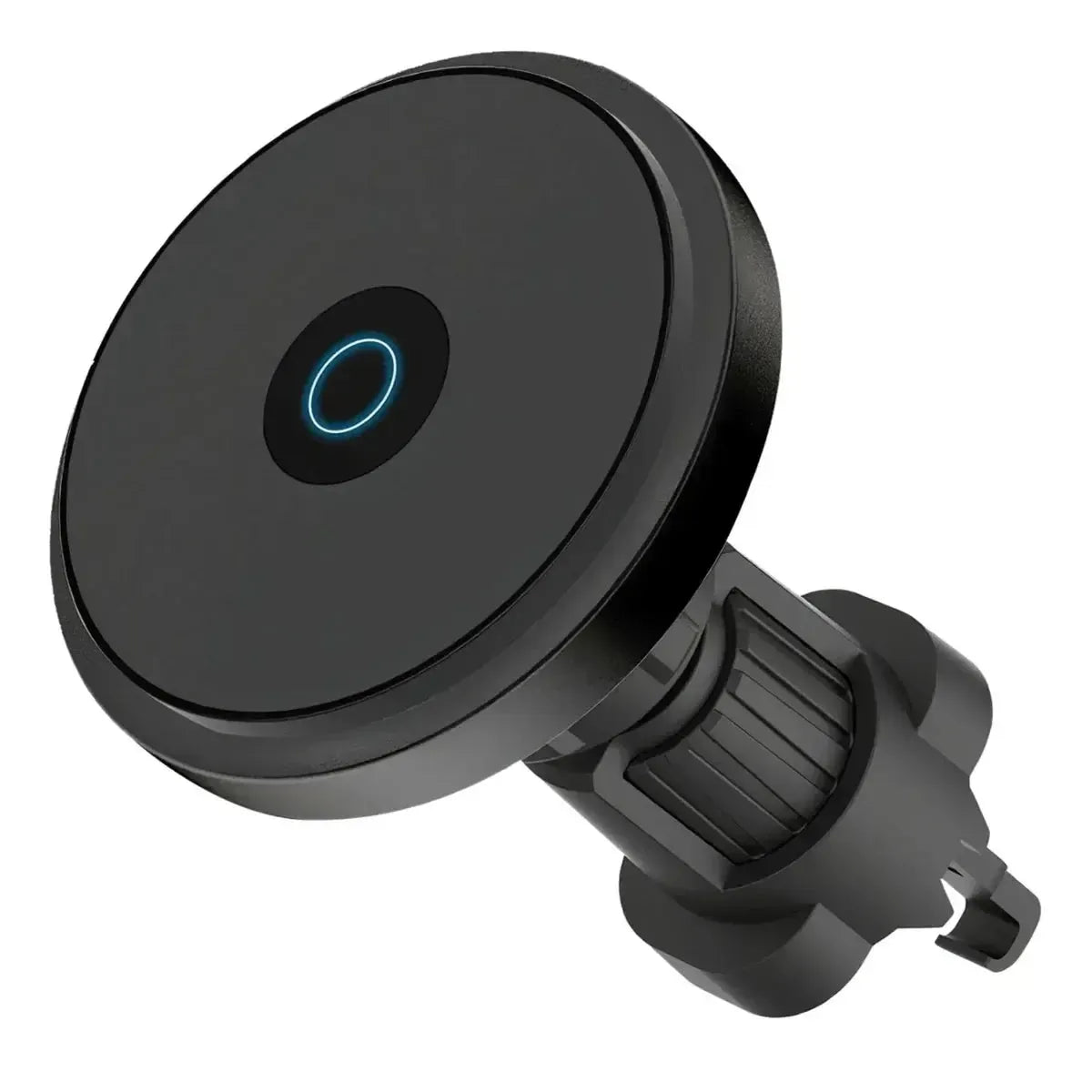 Buy MagSafe Wireless Car Charger Mount with Fast Charging & Universal Vent Compatibility - MAGNETIC CAR CHARGER & PHONE HOLDER at RIMBMAX-Black, 