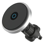 Buy MagSafe Wireless Car Charger Mount with Fast Charging & Universal Vent Compatibility - MAGNETIC CAR CHARGER & PHONE HOLDER at RIMBMAX-Black, 