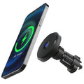 Buy MagSafe Wireless Car Charger Mount with Fast Charging & Universal Vent Compatibility - MAGNETIC CAR CHARGER & PHONE HOLDER at RIMBMAX-Black, 