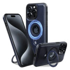 Upgrade to the RIMBMAX® MATEO. This premium leather phone case supports seamless MagSafe charging. Durable, stylish, and 100% authentic Rimbmax-iPhone 16 Pro Max, Blue