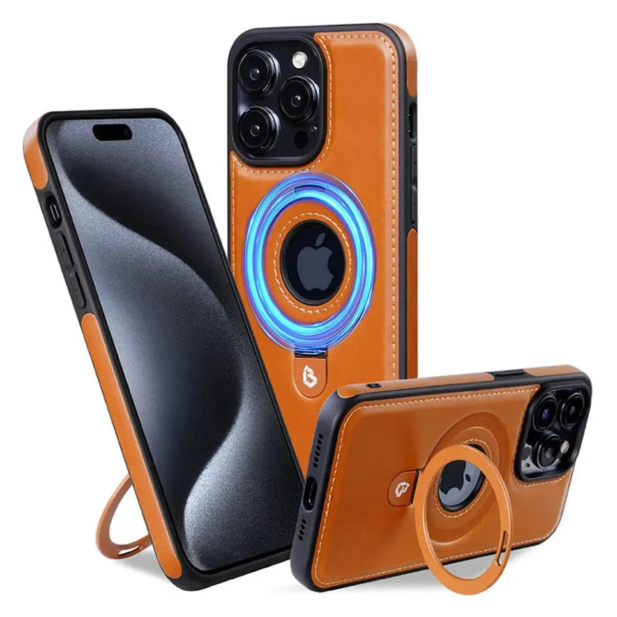 Upgrade to the RIMBMAX® MATEO. This premium leather phone case supports seamless MagSafe charging. Durable, stylish, and 100% authentic Rimbmax-iPhone 16 Pro Max, Bronze