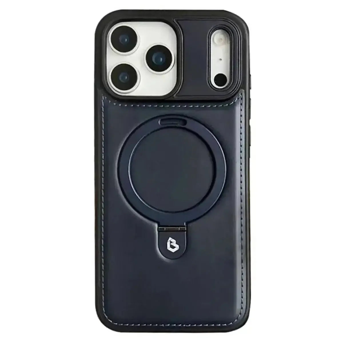 Upgrade to the RIMBMAX® MATEO. This premium leather phone case supports seamless MagSafe charging. Durable, stylish, and 100% authentic Rimbmax-iPhone 17 Pro Max, Blue