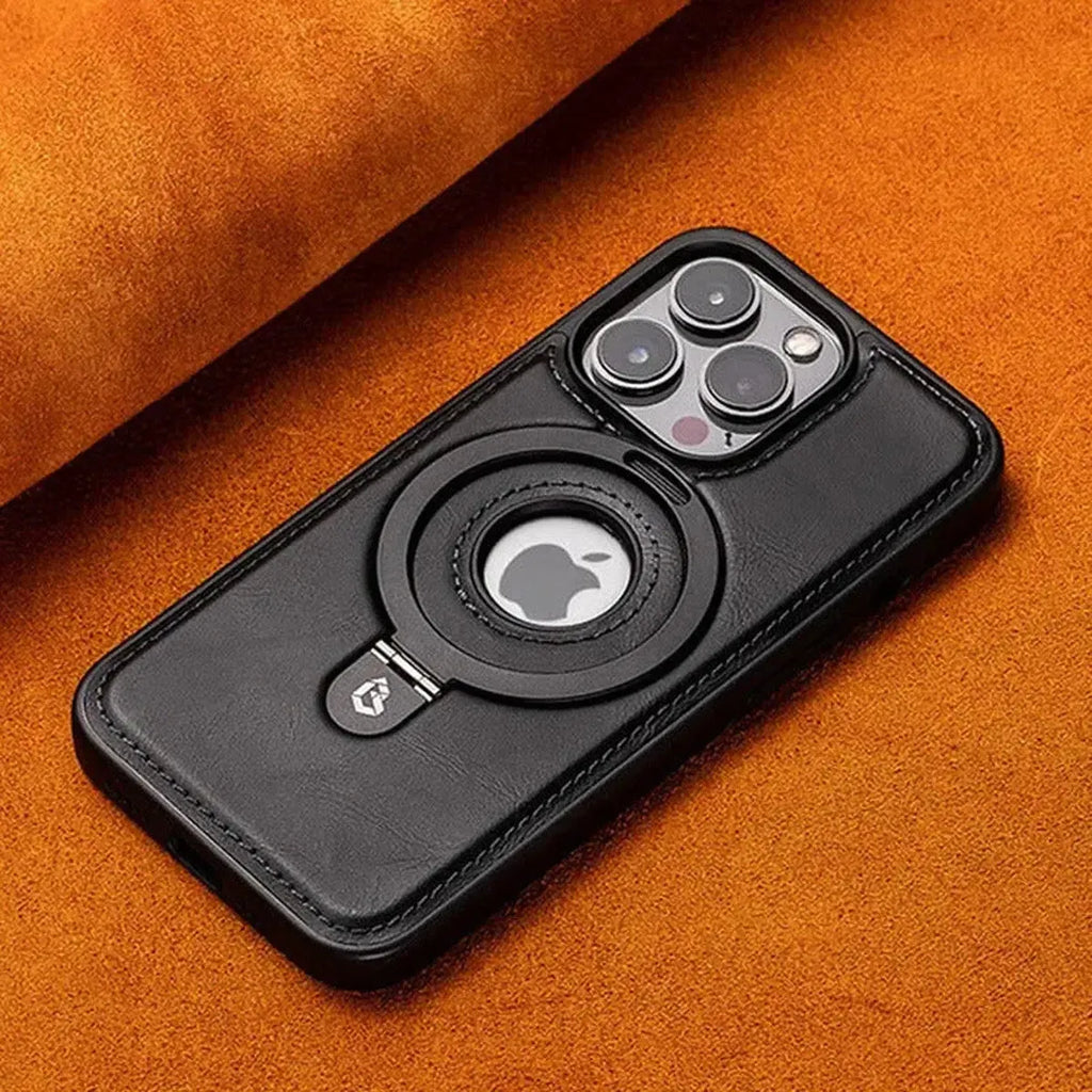 Upgrade to the RIMBMAX® MATEO. This premium leather phone case supports seamless MagSafe charging. Durable, stylish, and 100% authentic Rimbmax-iPhone 17 Pro Max, Bronze