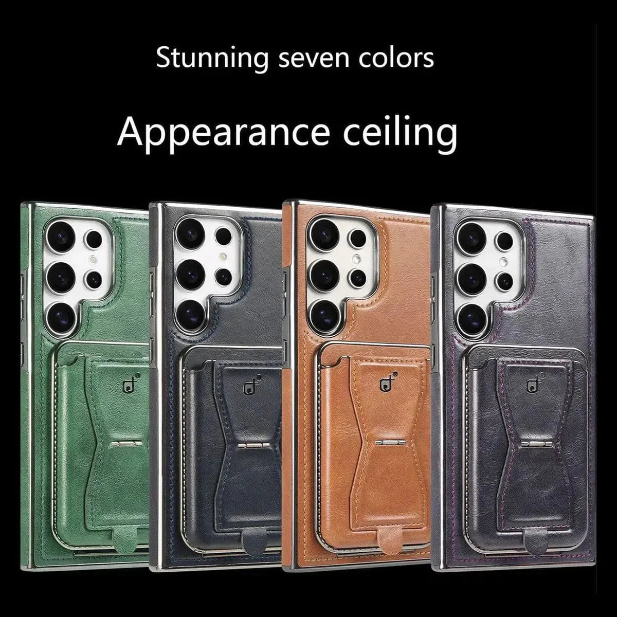 Shop the RIMBMAX® REESE for Samsung. A premium leather wallet case with a card holder and kickstand. Full-frame protection by the original Rimbmax.-Samsung Galaxy S26 Ultra, Bronze
