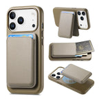 Caseles Full-Grain Leather iPhone Case with Card Holder, MagSafe Ready, Metal Buttons & Camera Bump Frame,Adrian at Caseles-iPhone 17 Pro Max, Andrew-Teal