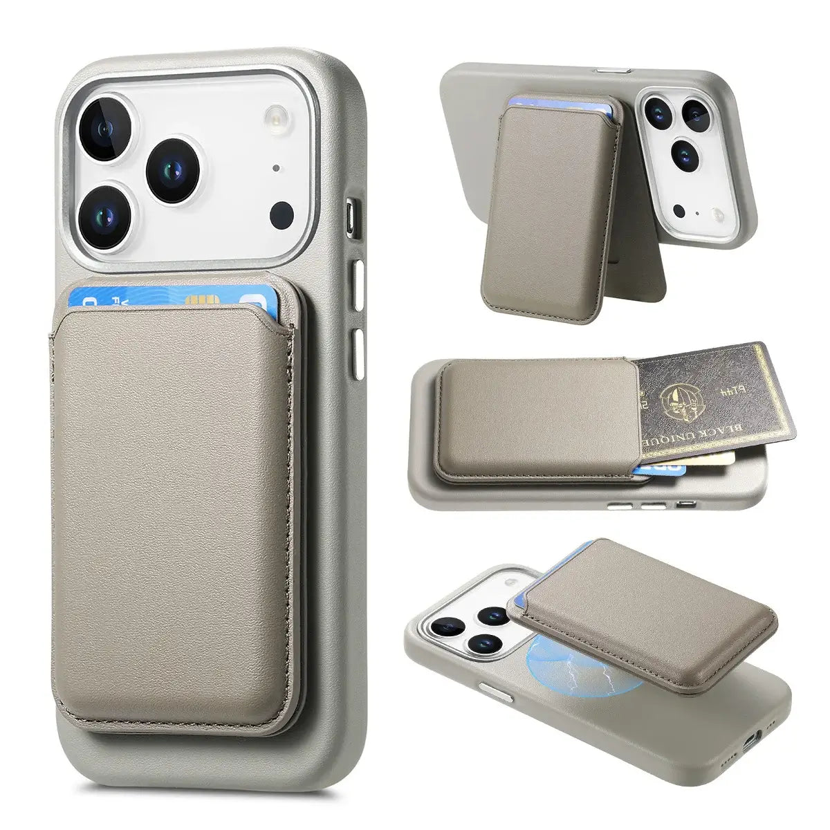 Full-Grain Leather with Wallet Button Card Holder – Rimbmax Full-Grain Leather with Wallet Button Card Holder – Rimbmax