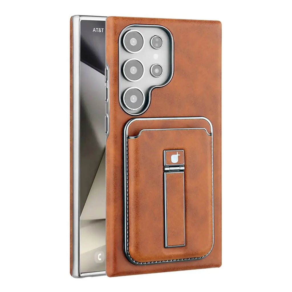 Buy Vintage WalletSlot MagCase for Samsung Galaxy: Detachable Magnetic Wallet & Adjustable Kickstand - Alden at Rimbmax-Samsung Galaxy S26 Ultra, Bronze