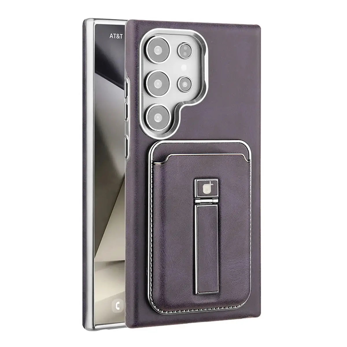 Buy Vintage WalletSlot MagCase for Samsung Galaxy: Detachable Magnetic Wallet & Adjustable Kickstand - Alden at Rimbmax-Samsung Galaxy S26 Ultra, Purple