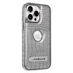 Buy Magnetic PU Leather Case for iPhone Series, Slim Fit Shockproof Back Cover with Integrated Kickstand & Wireless Charging Support - AXON at Rimbmax-iPhone 17 Pro Max, Gray