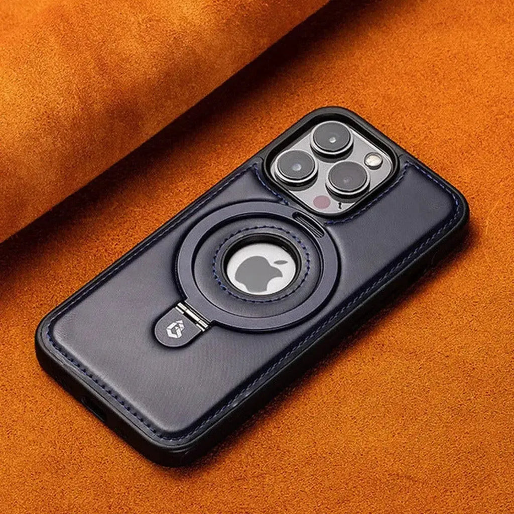 Buy Classic Leather Phone Case, Support MagSafe Wireless Charging, Premium Leather,iPhone Case - MATEO at Caseles-iPhone 17 Pro Max, Mateo-Brown