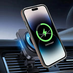 Buy Luxury Leather Invisible Stand for iPhone Case, Transmitg Magnetic Phone Case for iPhone Built-in Invisible Stand - PHOEBE at Caseles-iPhone 17 Pro Max, Phoebe-Coffee